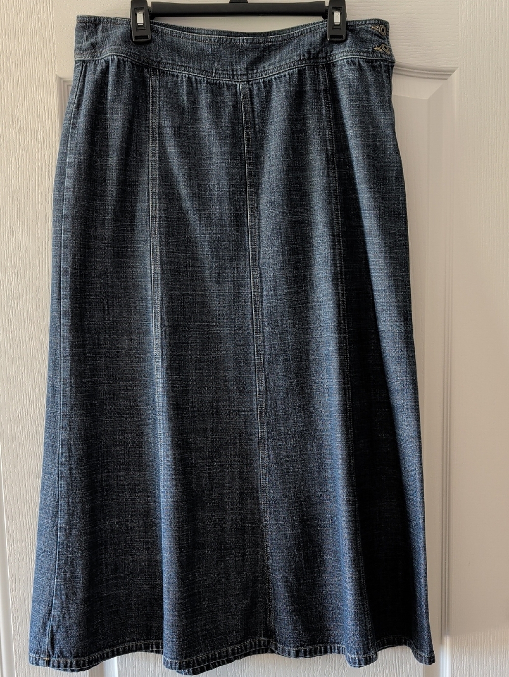 Liz Claiborne Blue Denim Maxi Skirt